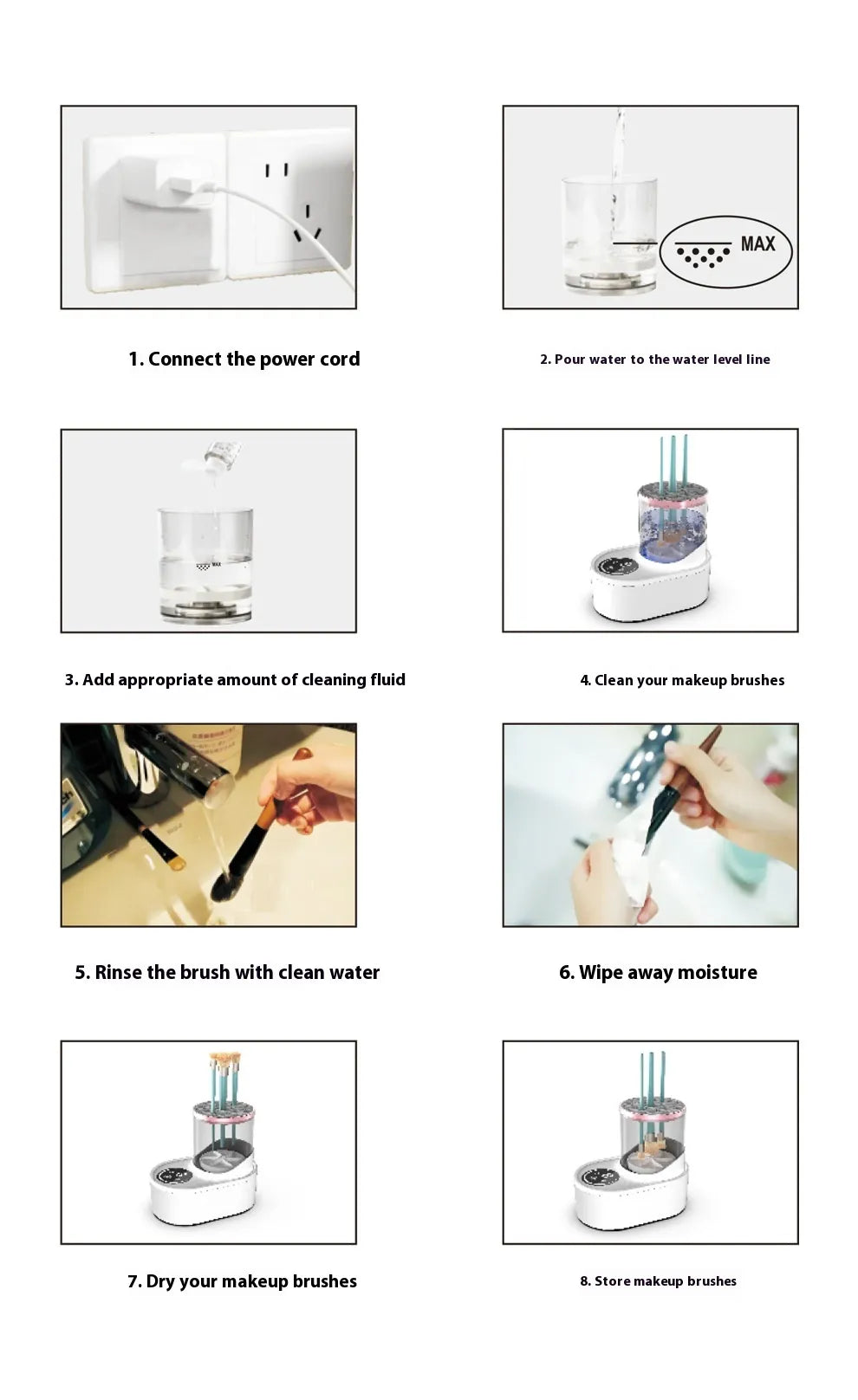 Electric Makeup Brush Cleaner & Dryer - Merchoria
