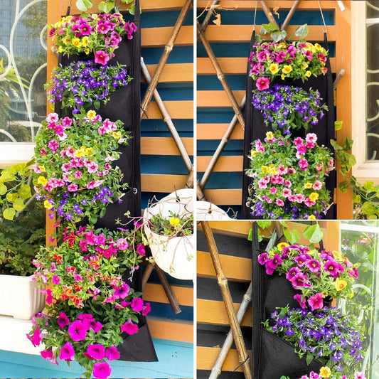 Vertical Hanging Garden Flower Pots - Merchoria